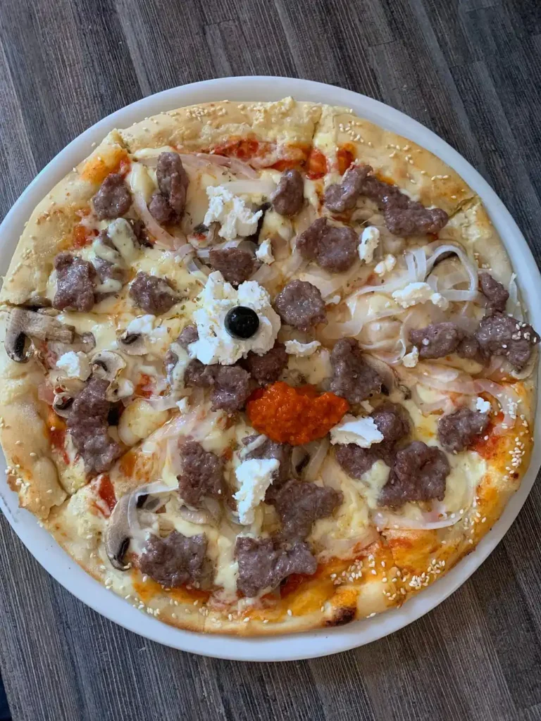 Kebab-Pizza