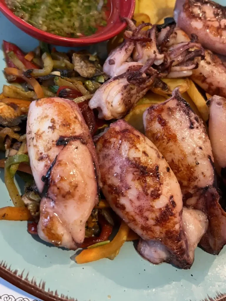 Gegrillter Tintenfisch