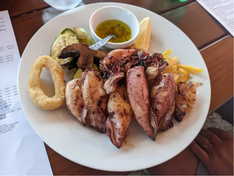 Gegrillter Tintenfisch